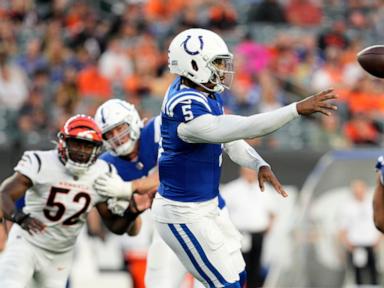 Richardson struggles with accuracy, consistency in Colts' 27-14 preseason win over Bengals