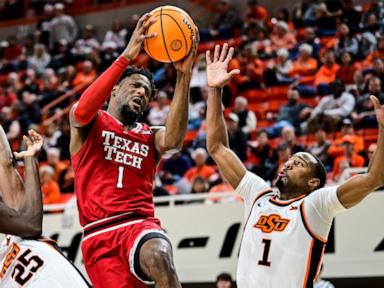 Toppin's 32 points lifts No. 12 Texas Tech to 93-55 rout of Oklahoma State