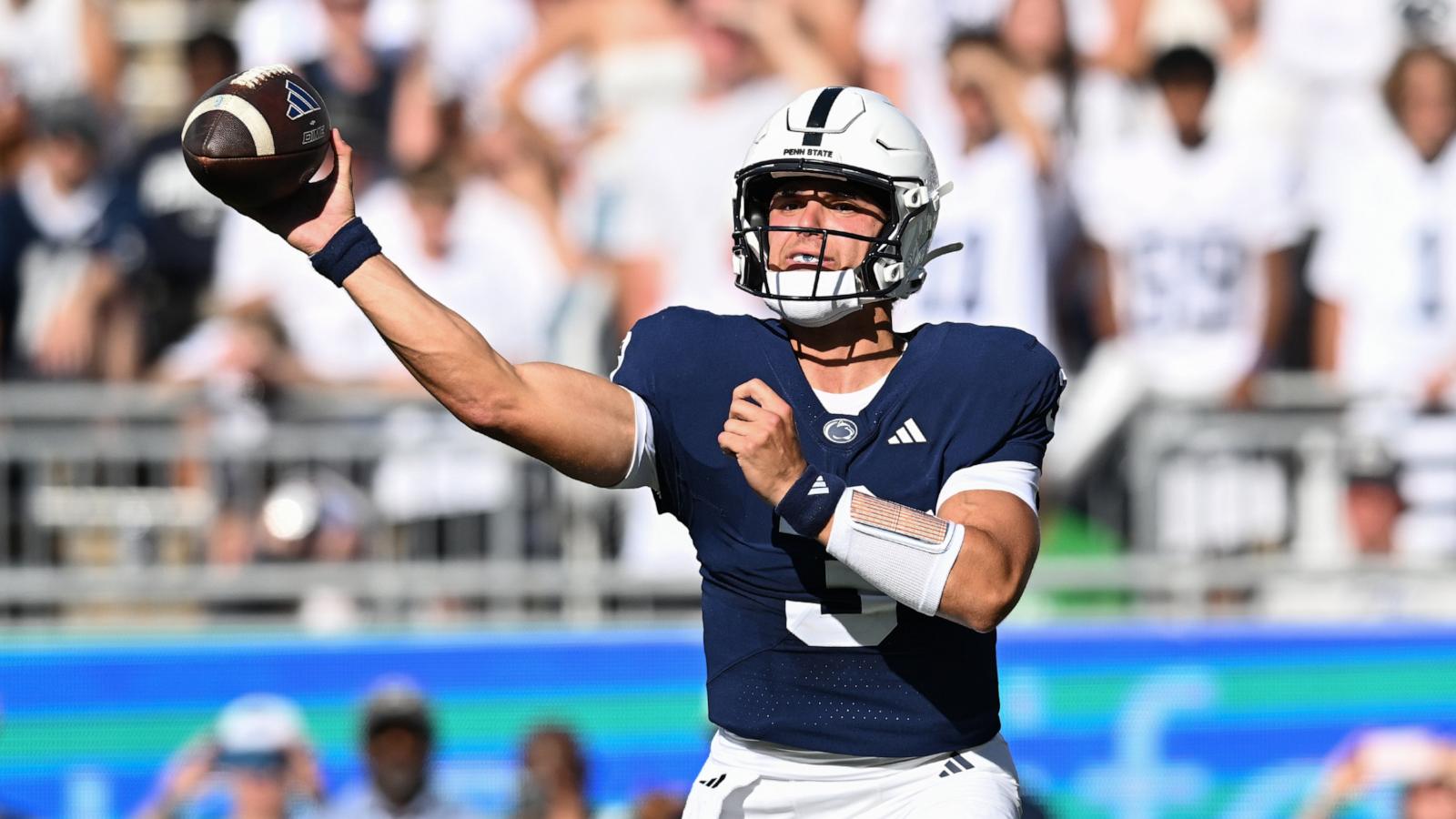 Rocco Becht shines with 4 TDs as No. 18 Penn State beats Marshall 45-0