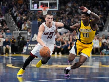 Adebayo scores 30 to propel Heat past Pacers 124-111