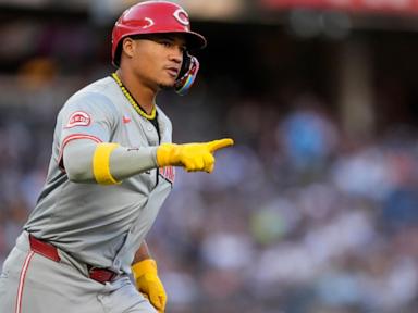 Judge grounds into pivotal double play as Reds hold off slumping Yankees 3-2 behind Abbott and 'pen