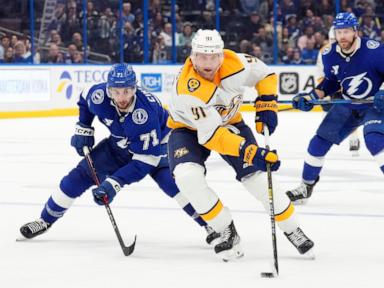 Paul scores in OT, Lightning beat Predators 3-2 in Stamkos' return to Tampa