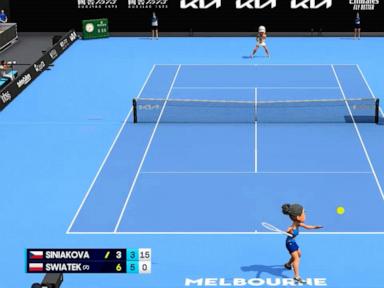 Bored by watching tennis on TV? The Australian Open is animating matches with Wii-like characters