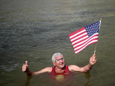 American swims in Seine River before the Olympics despite contamination concerns