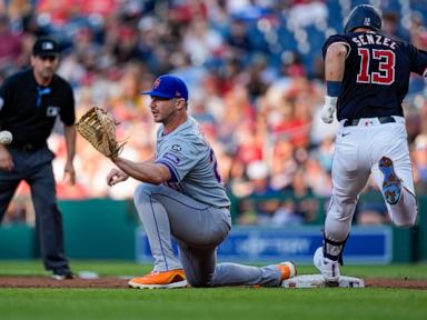 Nimmo returns from hotel room scare to drive in 2 runs as the Mets beat the Nationals 7-2 in 10