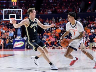 Jakucionis' 3-pointer completes Illinois' rally for 88-80 win over No. 18 Purdue