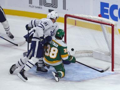 Boldy scores in overtime as Wild outlast Maple Leafs in 2-1 win