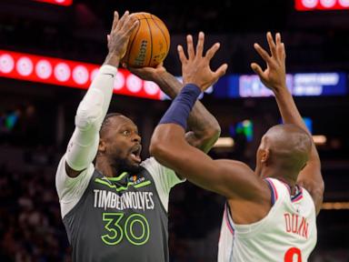 Timberwolves stop 4-game losing streak by fending off Clippers 93-92 in NBA Cup play