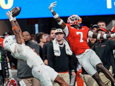 No. 5 Georgia pulls off another overtime stunner, beating No. 2 Texas 22-19 for SEC title