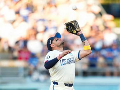 Pages' homer caps 6-run 1st inning as Dodgers defeat Guardians 7-2