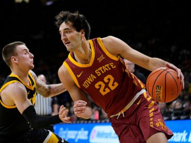 Jones, Jefferson help No. 3 Iowa State rally past Iowa, 89-80