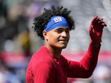 With Giants' Nabers missing his 2nd straight practice because of a concussion, Hyatt is ready to go