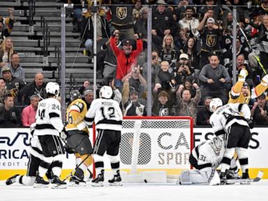 Hertl scores twice, Golden Knights snap three-game skid with 6-1 win over Kings