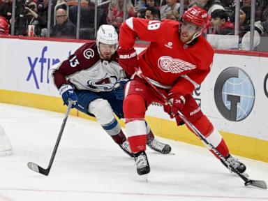 Nichushkin, Georgiev lead Avalanche to 2-1 win over slumping Red Wings