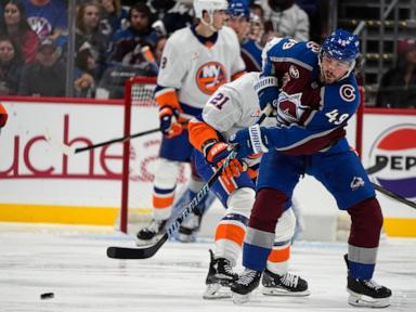 Nelson's 2 goals lifts Islanders to 6-2 win over Avalanche in Patrick Roy's return to Colorado