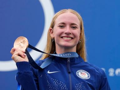 Evy Leibfarth of United States claims bronze in women's canoe slalom with father as coach