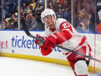 Tage Thompson scores two goals and the Sabres beat the Red Wings 5-3