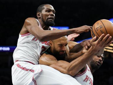 Wolves surge past Rockets in overtime 110-108 on game-closing 15-0 run capped by Randle's winner