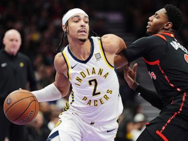 Scottie Barnes scores career-high 35 as Raptors win 122-111, extend Pacers' road skid to 7