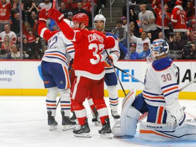 Draisaitl scores in OT to lift Oilers to 3-2 win over Red Wings