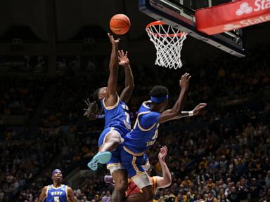 Javon Small scores 27 and West Virginia beats No. 2 Iowa State 64-57