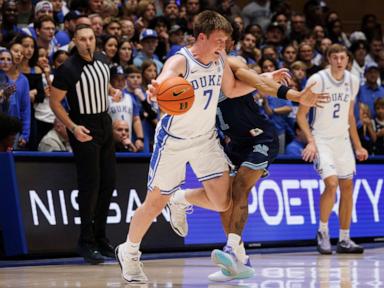 Freshmen Cooper Flagg, Kon Knueppel help No. 7 Duke roll past Maine 96-62 in season opener