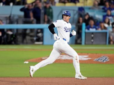 Ohtani sets MLB record with homer and stolen base in same game in Dodgers' 6-4 win over Rockies