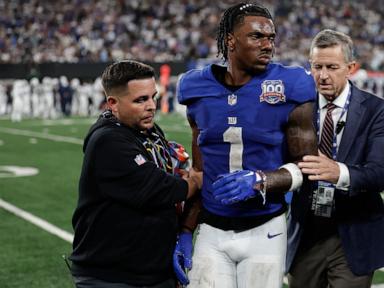 Giants' Malik Nabers, Cowboys' Micah Parsons injured in Thursday night game