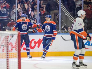 Draisaitl scores in OT, McDavid closes in on 1,000 career points in Oilers' 4-3 win over Islanders