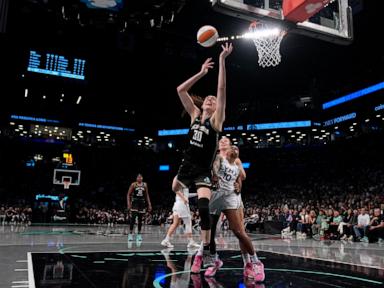 Breanna Stewart helps New York even WNBA Finals series as Liberty beat Lynx 80-66 in Game 2