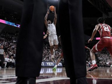 Taylor's 18 points leads No. 8 Texas A&M to 69-61 win over Arkansas