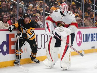 Florida Panthers rookie goalie Cooper Black — all 6-foot-9 of him — makes NHL history in debut