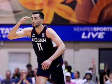 Karaban goes to hospital with head injury after No. 2 UConn's loss to Dayton in Maui Invitational