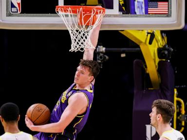 Lakers rookie Dalton Knecht hits 9 3-pointers in another outstanding perimeter performance