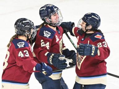 Abby Boreen scores 2 goals to lead the Montreal Victoire to a 4-2 win over the Minnesota Frost