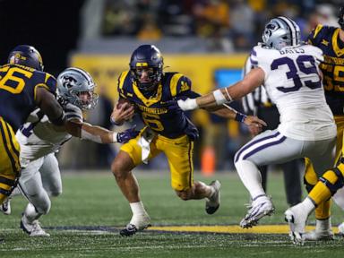 Avery Johnson throws for 3 TDs, Kansas State beats West Virginia 45-18 in road Big 12 test