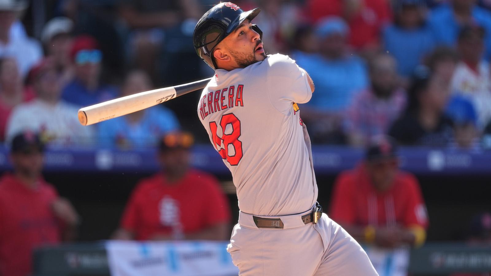 Herrera and Hjerpe lead Cardinals to a 10-8 win over the Rockies