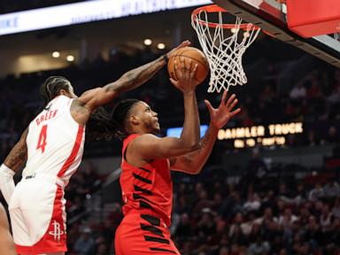 Jalen Green leads Rockets with 26 points in 125-103 victory over Trail Blazers