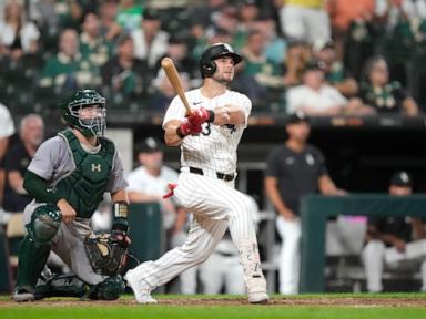 Benintendi hits a game-ending homer as the White Sox stop their home slide with 7-6 win over A's