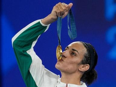 Algerian boxer Khelif says she's not intimidated by Trump and targets second Olympic gold in LA