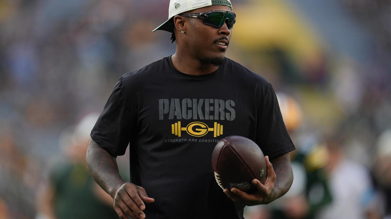 Packers running back Josh Jacobs pleads no contest to misdemeanor battery charge