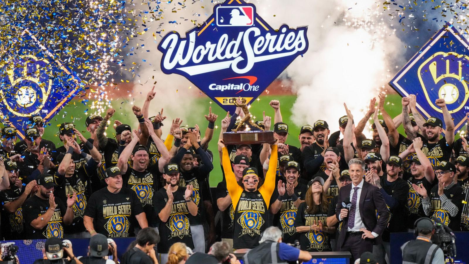 Brewers beat the Rays 4-1 to win the first World Series title in franchise history