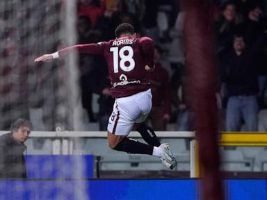 Double from Scotland striker Adams gets Torino back to winning ways over Cagliari