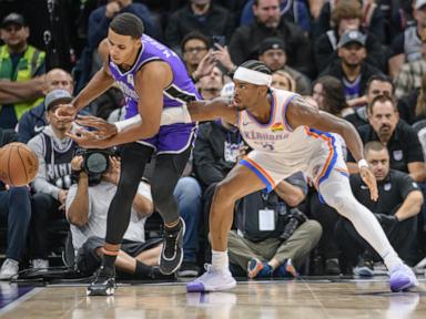 Shai Gilgeous-Alexander scores 37 and Thunder bench scores 40 in OKC's 130-109 rout of Kings