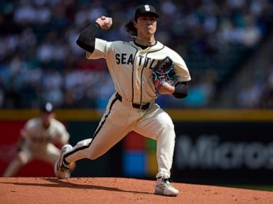 Woo goes 7 strong innings as the Mariners power past the Rangers 5-2