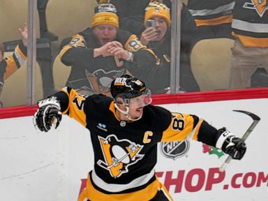 Sidney Crosby scores 600th career NHL goal, but Penguins fall to Utah 6-1