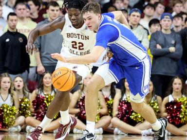 Duke freshman Cooper Flagg returns to New England and gives Maine fans a show against BC