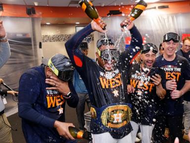 Astros overcome terrible start to clinch 4th straight AL West title