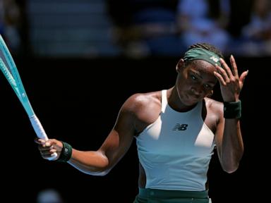 Coco Gauff says she has more work to do after losing to Badosa at the Australian Open. Zverev wins