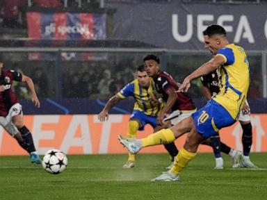 After decades wait for Champions League games, Sparta beats Salzburg and Bologna holds Shakhtar